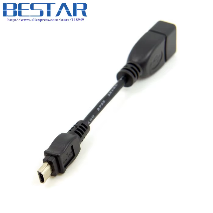 Cable USB 2.0 OTG Mini A Macho a Hembra para Handycam y PDA - imagen 2