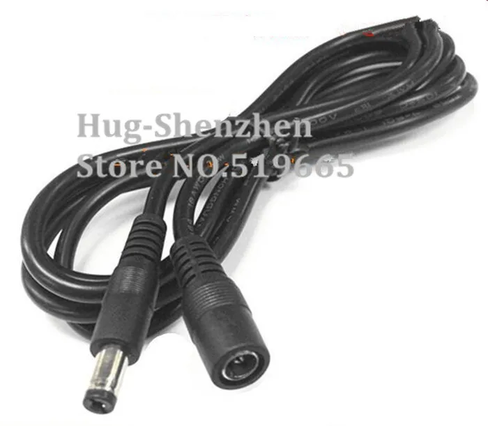 Cable de extensión de alimentación de 1,5 M/3M/5 M, 18AWG, 19V, 12V, DC5.5 x 2,5, cable de alimentación macho a hembra, CC 5,5x2,5mm, para proyector de ordenador portátil, 2 unids/lote - imagen 3