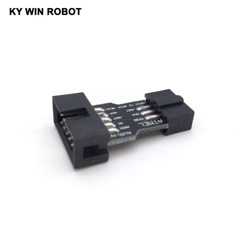 Convertidor de interfaz AVR para ATMEL STK500 AVRISP USBASP ISP, placa adaptadora de 10 a 6 pines, estándar, 1 unidad - imagen 4