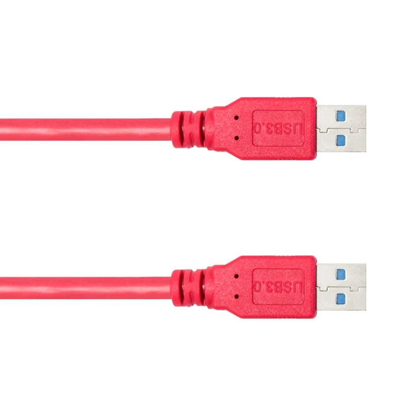 Cable elevador USB 3,0 rojo, adaptador de tarjeta elevadora PCI-E 1x a 16x, Cable macho a macho para minería de Bitcoin, Antminer - imagen 2
