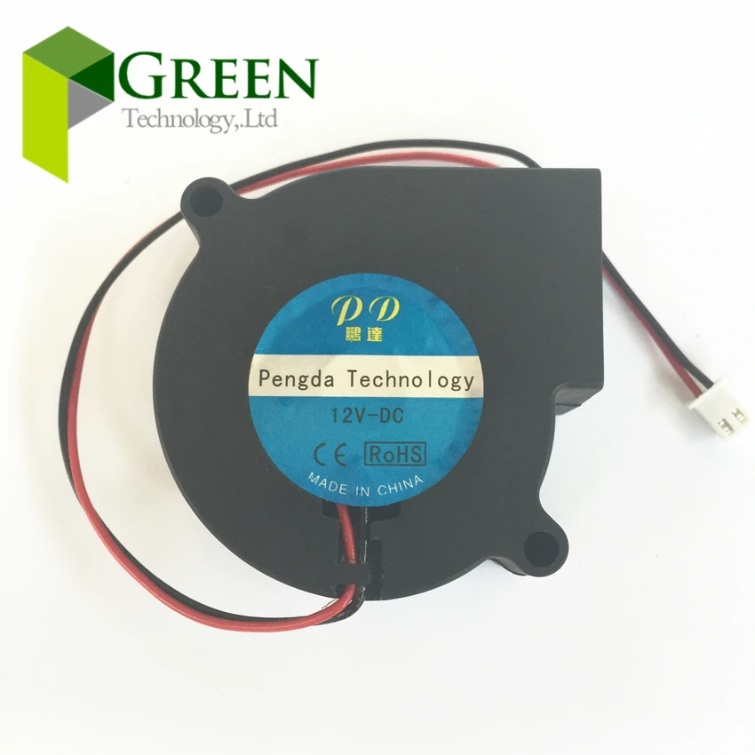 Ventilador centrífugo Industrial o de proyector, humidificador de 2 pines, 5V, 12V, 24V, 0.1A, 6cm, 6028