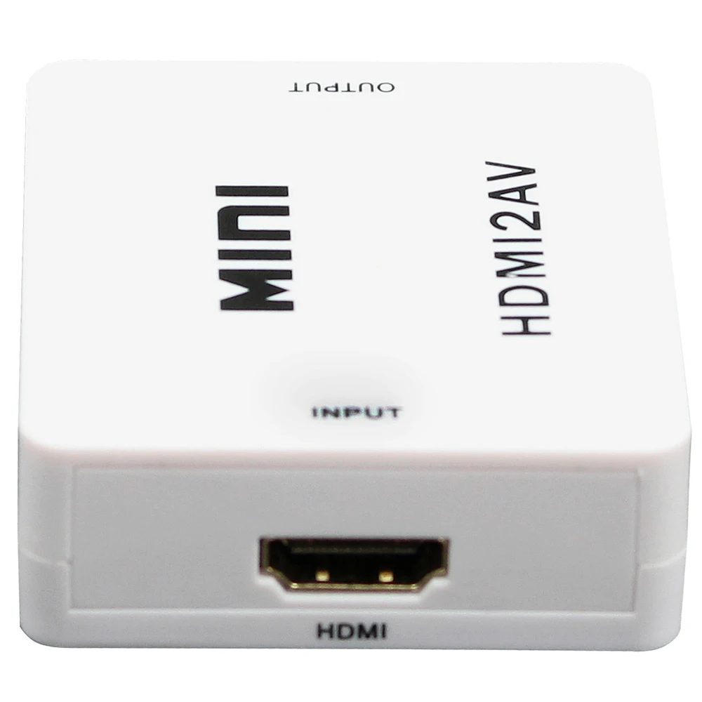 Mini convertidor de vídeo HD de fábrica, caja HDMI a AV/CVBS L/R, adaptador de vídeo 1080P HDMI2AV, compatible con salida NTSC y PAL - imagen 4