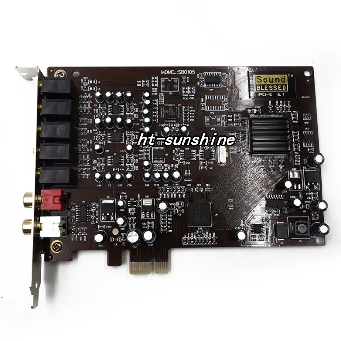 NATURE SOUND BLESSED PCI-E 5,1 tarjeta de sonido creativa SN0105 SB0105 PCIE 5,1 para XP WINDOWS 7/8/10 - imagen 2