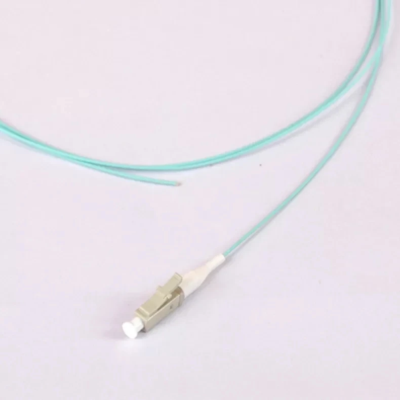 Coleta de fibra óptica OM3 0,9mm MM SC LC ST FC 1m 1,5 m cable flexible óptico aqua FTTH 900um envío gratis de fábrica ELINK 50 Uds - imagen 4