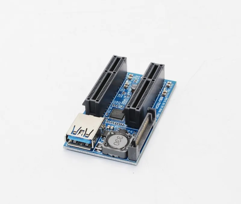 H1111Z conectores de Cables de ordenador, Cable de extensión PCI Express PCI-E Riser USB 3,0, adaptador USB SATA para ordenador - imagen 3