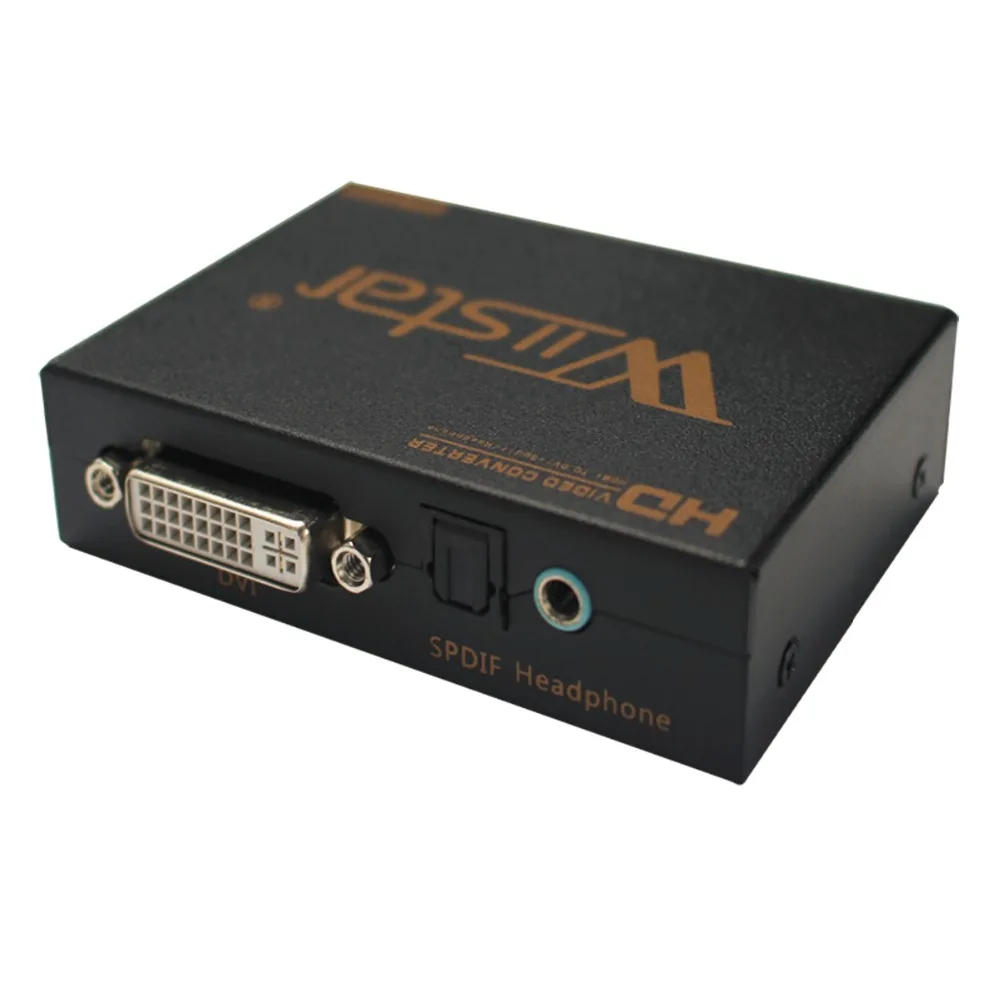 Caja adaptadora de vídeo HDMI a DVI, convertidor de Audio Coaxial, 1080P, HD, para PS4, Xbox1, novedad - imagen 2