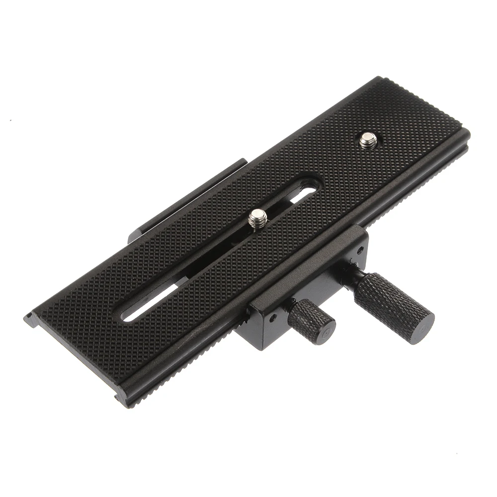 FOTGA-deslizador de riel de enfoque Macro de 2 vías para cámara DSLR Caon, Nikon, Pentax, Sony, A7, A7S - imagen 4