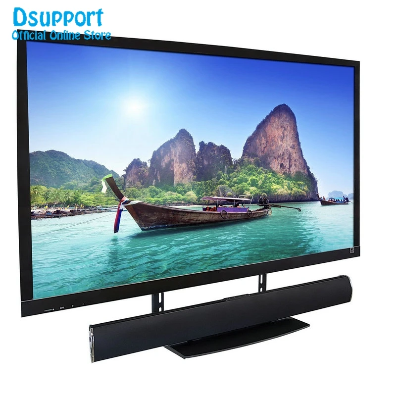 Suptek-CS101-Metal-Stamping-Brackets-TV-Holders-Low-Profile-Flat-Panel-TV-Mount-and-Glass-Entertainment