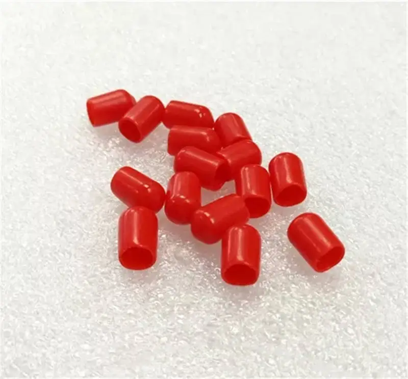 Tapa antipolvo SMA905 para conector SMA BNC TNC N 12mm 14mm 16mm 18mm 20mm cubierta protectora de PVC rojo negro envío gratis ELINK 500 Uds - imagen 3