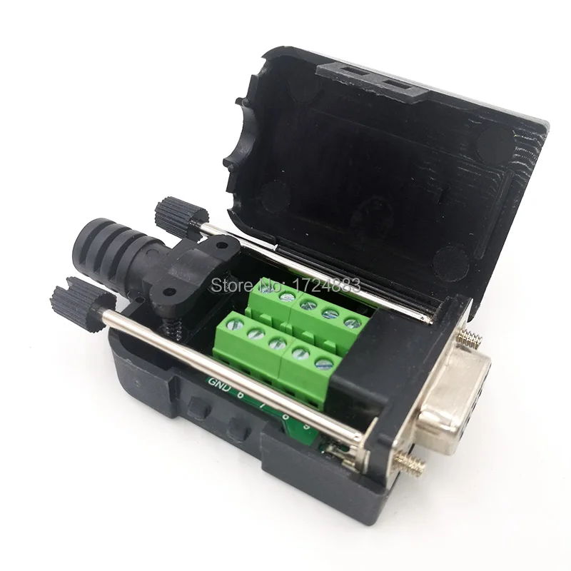 Conector DB9 RS232 Macho-Hembra 9 Pines