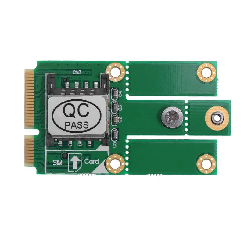 Tarjeta adaptadora M.2 NGFF B Key NGFF m2 a Mini PCI-E, convertidor con ranura para tarjeta SIM