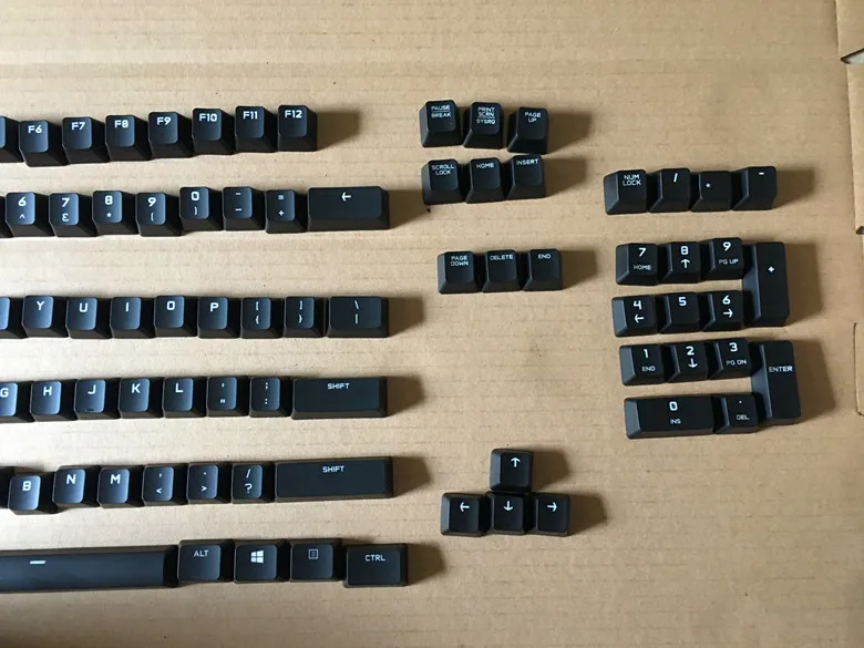 Juego de teclas originales para Logitech G610, transparentes, retroiluminadas, versión estadounidense, 1 unidad - imagen 4