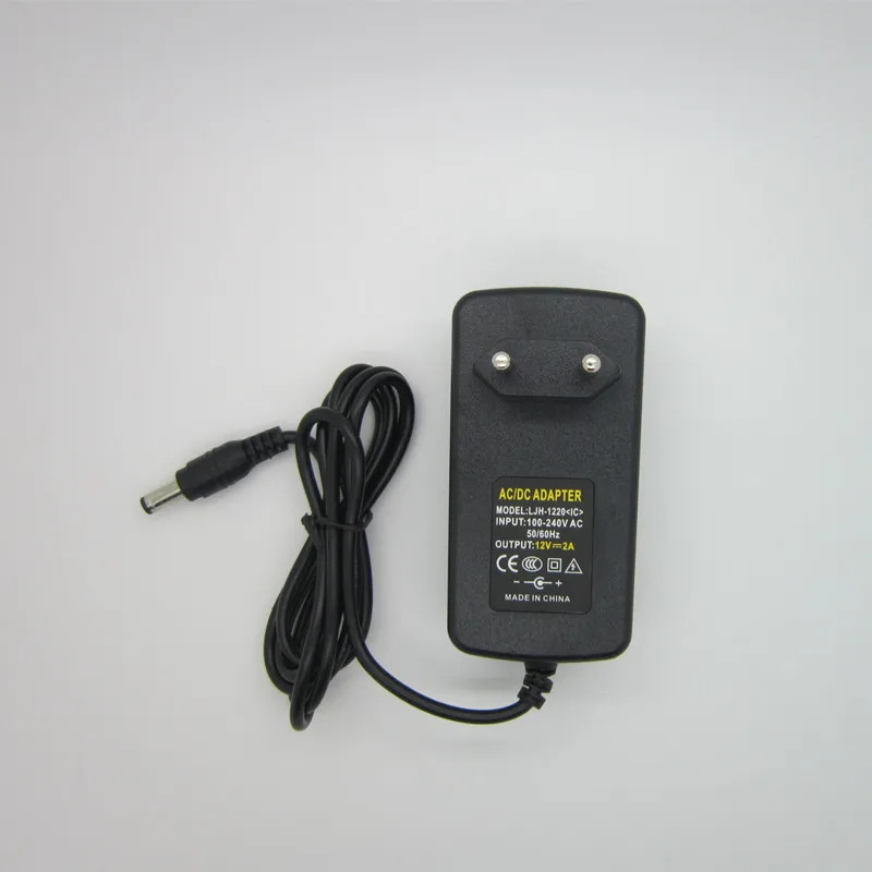 Adaptador Fuente Alimentación 12V 2A para Tiras LED CCTV - imagen 5