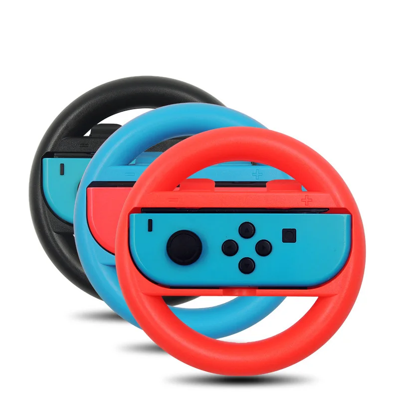 Volante de carreras de piezas para NS Switch Joy Con, controlador de juego, empuñaduras compatibles Con niendo Switch, accesorios OLED Joy Con, 1 unidad - imagen 3