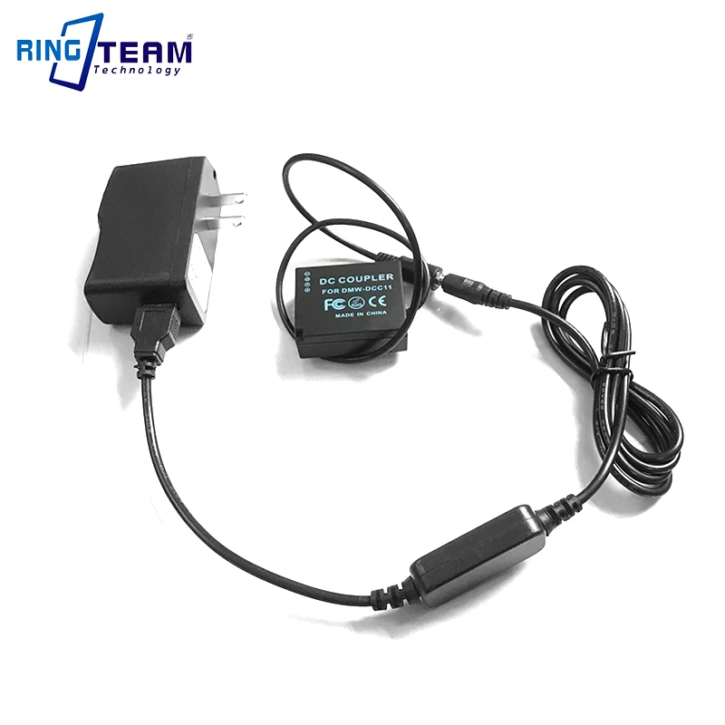 Batería ficticia BLG10 BLE9, Cable de Banco de energía móvil, adaptador USB para Lumix GF5, GF6, GX80, GX85, GX86CGK, GX7, Mark II, ZS60, TZ85, DMW-DCC11 - imagen 4