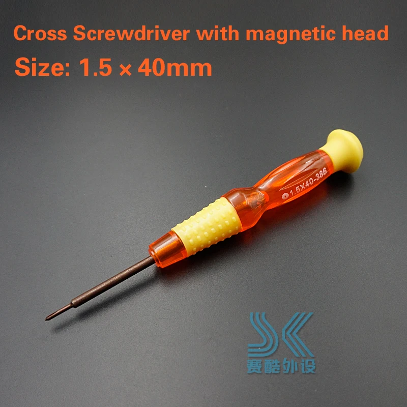 Destornillador de cabeza cruzada, destornillador de ciruela magnético 1,5x40 para quitar el teclado del ratón, desmontaje, herramientas de reparación de mantenimiento - imagen 3