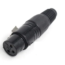 Conector XLR Neutrik Macho-Hembra 3 Polos Profesional