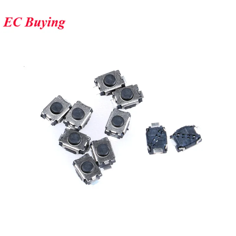 120 unids/lote interruptor táctil botón Micro interruptor de llave enchufe directo auto-reinicio DIP SMD SMT Micro interruptor Kit DIY 12 tipos * 10 Uds - imagen 4