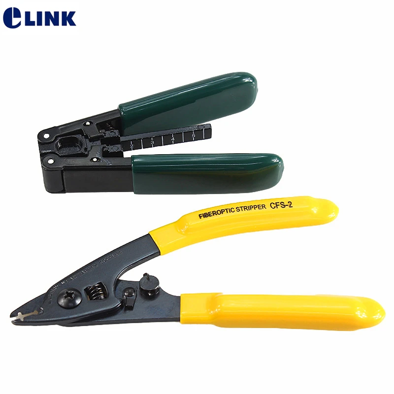 Kits de herramientas FTTH con cuchilla de fibra de FC-6S VFL 5km medidor de potencia óptica CFS-2 CFS-3 pelador de cables de alta calidad 12 unids/set - imagen 3
