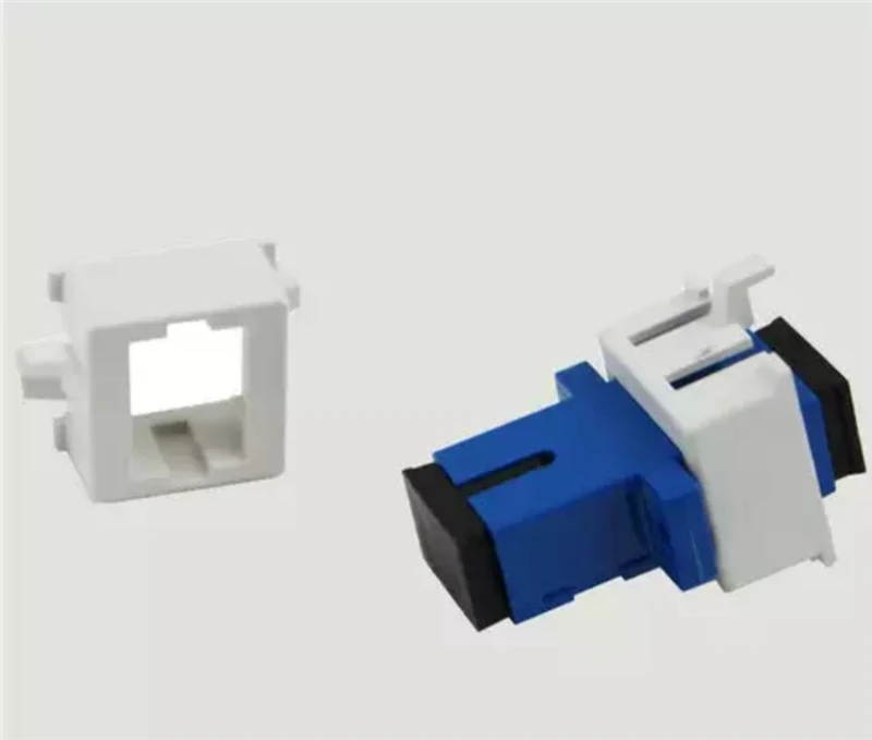 Clip SC para placa frontal de red de color blanco de plástico de fibra óptica envío gratis fábrica ELINK 100 Uds - imagen 2