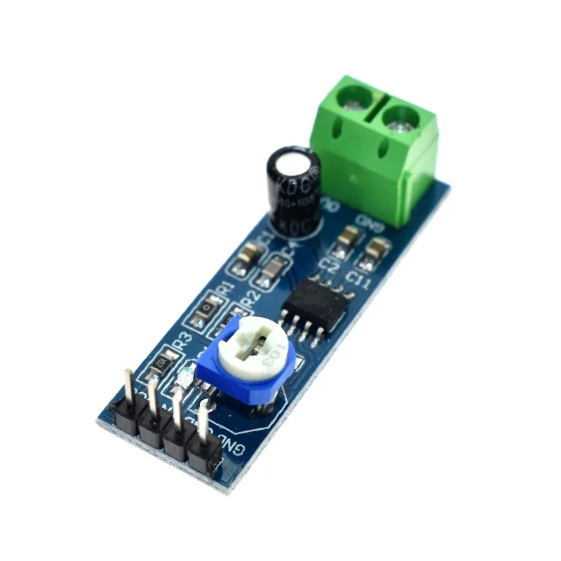 Módulo amplificador de potencia de audio LM386, placa amplificadora de ganancia de 200 veces, mono, entrada de 5V-12V - imagen 2