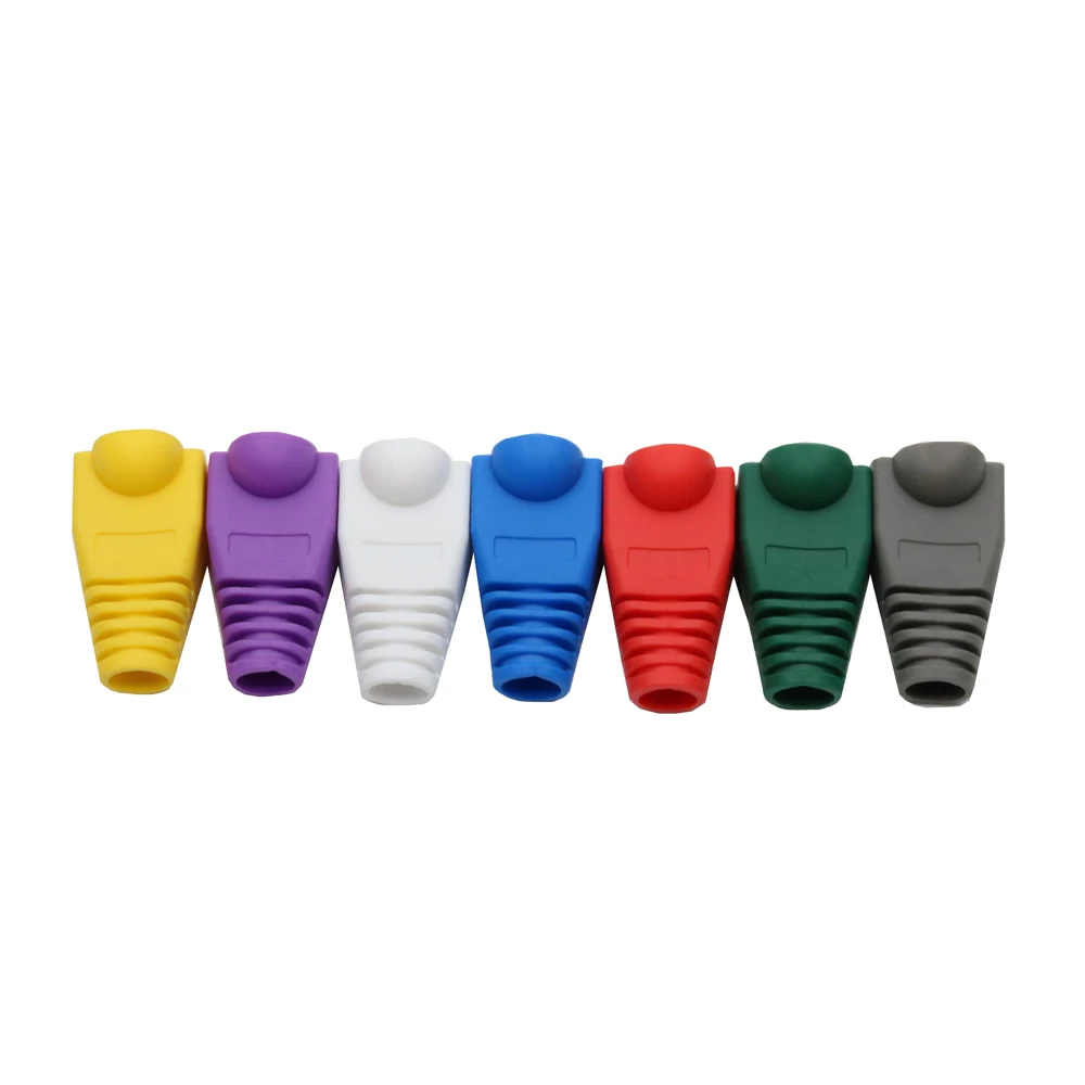 Tapas RJ45 para Cable Ethernet Cat5 Cat5e Cat6 Antideslizantes Multicolor