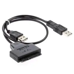 Adaptador USB 2.0 a SATA para Disco Duro HDD 2.5