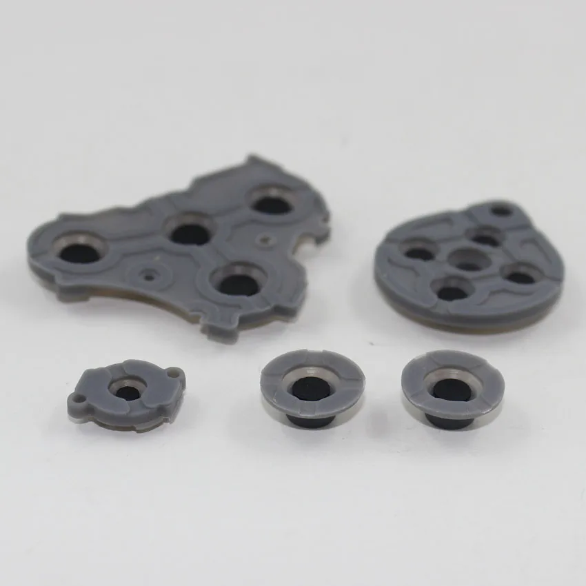 ChengHaoRan-almohadilla de goma conductora para ngc, controlador de color negro y gris para GAMECUBE, 10 juegos por lote - imagen 5