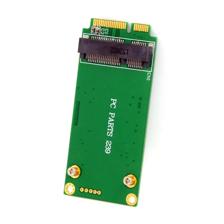 Adaptador mSATA de 3x5cm a 3x7cm Mini PCI-e SATA SSD para Asus Eee PC 1000 S101 900 901 900A T91 - imagen 3