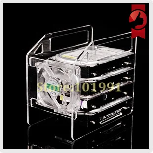 Jaula HDD 3.5 Pulgadas PC Escritorio – Carcasa Transparente Refrigeración - imagen 5