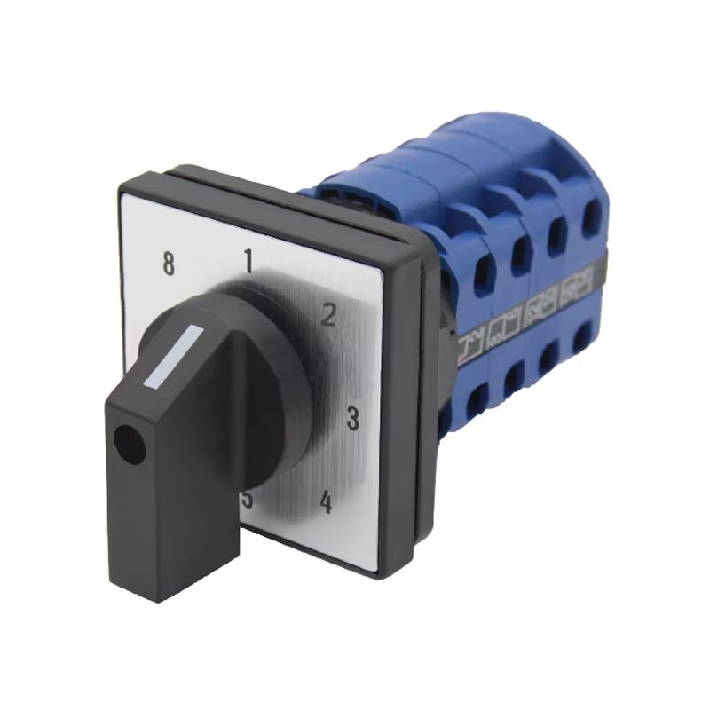 Interruptor Giratorio de Leva Ocho Posiciones – Control Motor Eléctrico - imagen 2