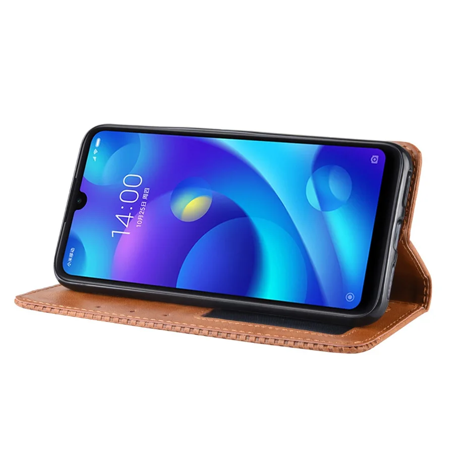 Funda Retro de cuero con tapa para Xiaomi Redmi 7 Note 9S 8 Pro 6 GO, funda con tapa magnética, cartera para Xiaomi Mi 9 8 10 F1 - imagen 5