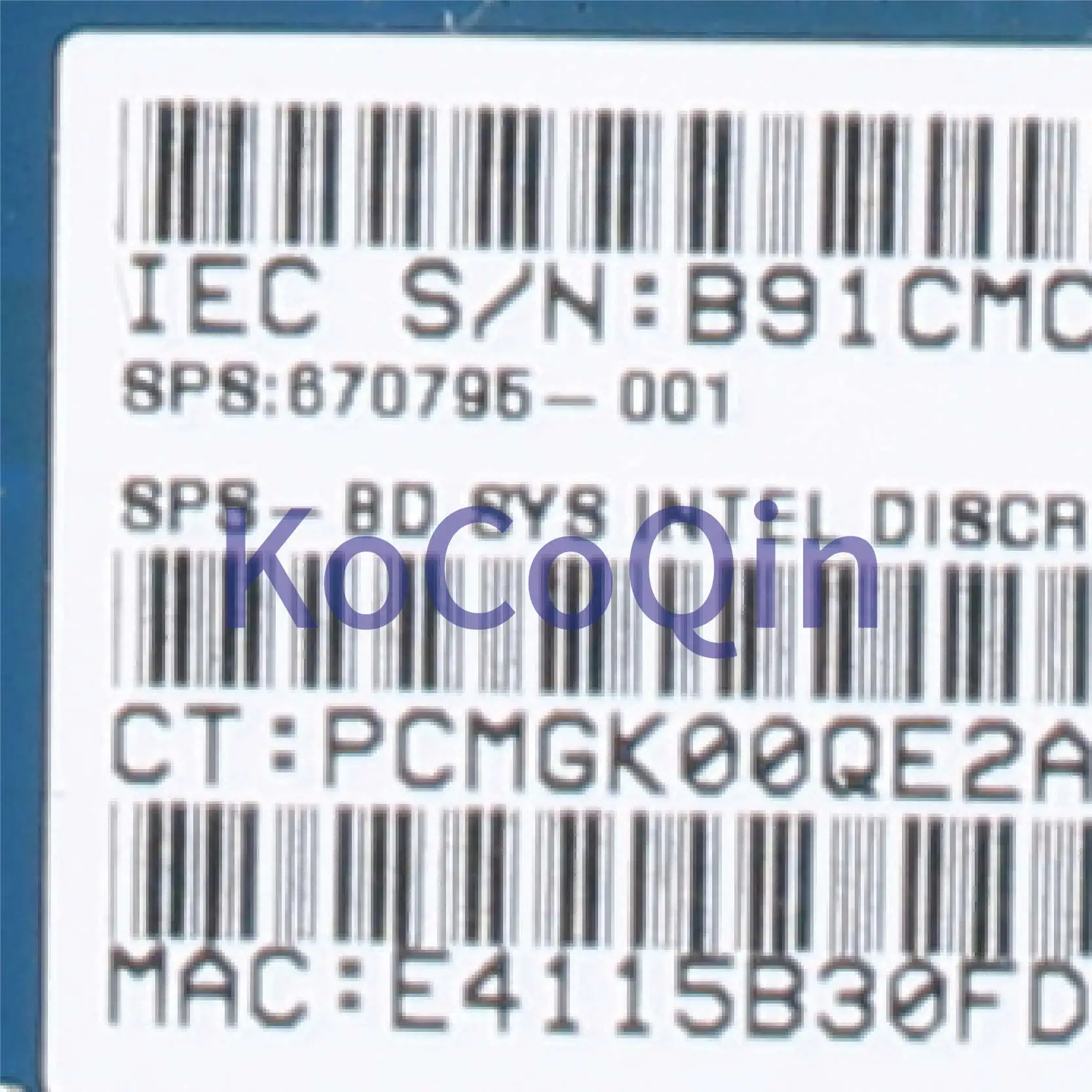 Para placa base de portátil HP Probook 4530S 4730S 670795 -001 670795 -501 6050A 2465501 -MB-A02 HM67 216- 0809024   Placa base para portátil 1G - imagen 5