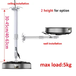 Miniproyector Portátil LED Aluminio Soporte – Proyección HD Compacto