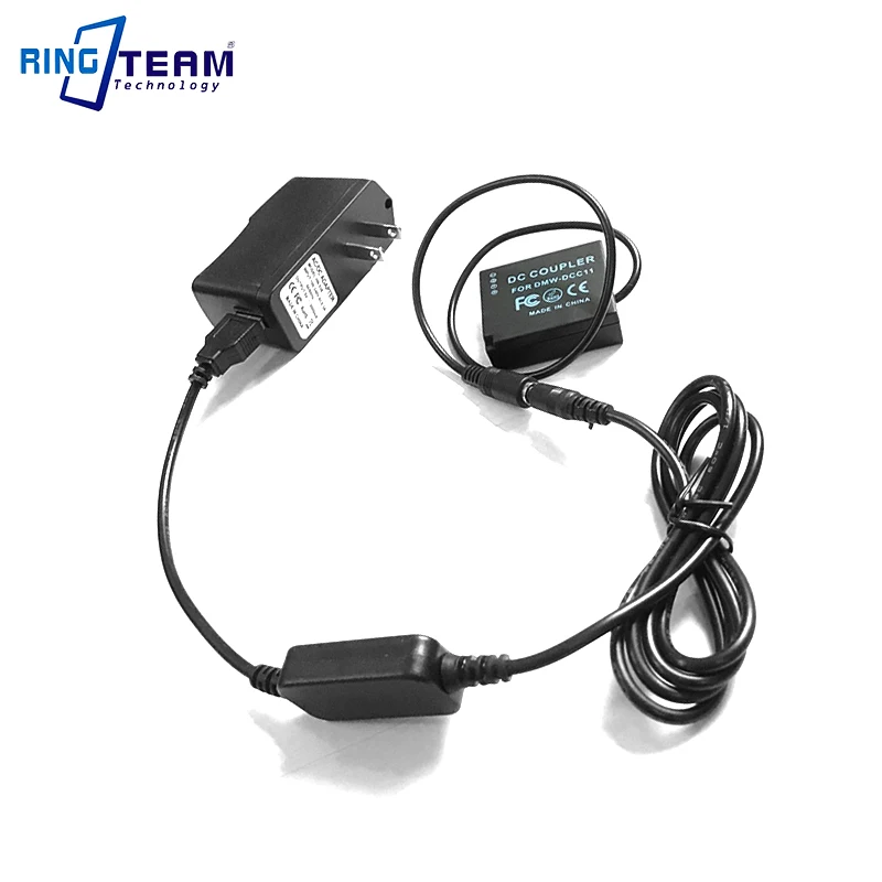 Batería ficticia BLG10 BLE9, Cable de Banco de energía móvil, adaptador USB para Lumix GF5, GF6, GX80, GX85, GX86CGK, GX7, Mark II, ZS60, TZ85, DMW-DCC11 - imagen 3