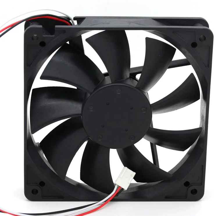 Para NMB 4710KL-04W-B59 12V 0.72A 12025 120*120*25MM 3 líneas para detener el ventilador de alarma - imagen 4