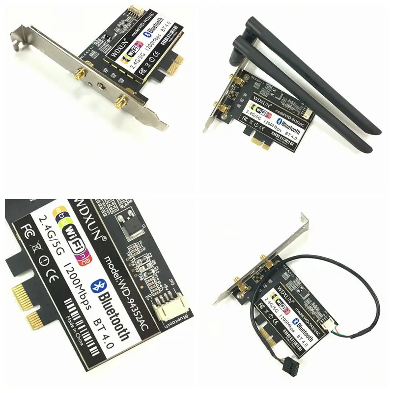Wifi de escritorio 802.11AC Bluetooth 4,0 tarjeta Broadcom BCM94352Z BCM94352 WLAN WIN7/WIN8/WIN8.1/WIN10/MAC tarjeta de red inalámbrica - imagen 5