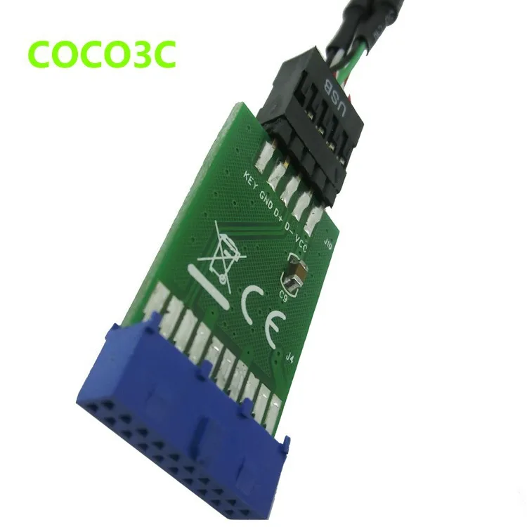 19pin USB 3.0 to 9pin USB2.0 card