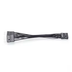 Cable Extensión 9 Pines HD Audio Y Divisor 1 a 2 Puertos Macho Hembra