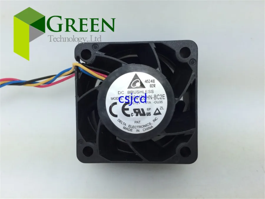 Ventilador Delta Servidor 12V 40mm 4Pin PWM Alta Potencia - imagen 4