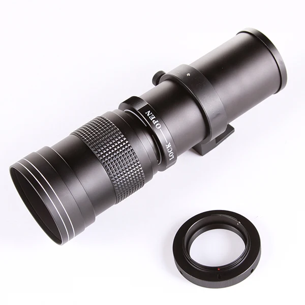 Teleobjetivo de Zoom FOTGA 420-800mm F/8,3-16 + adaptador T2 a AF para Canon Sony A900 A850 A350 Nikon Olympus Pentax Fuji - imagen 5