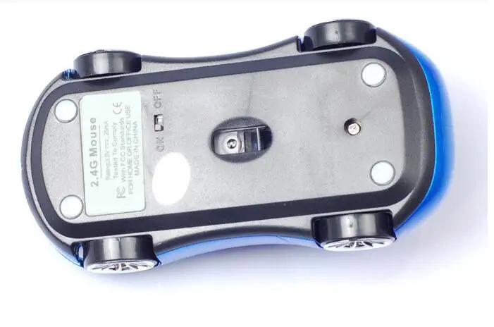 Ratón inalámbrico a la moda con forma de súper coche, ratón óptico de 2,4 Ghz para Pc, portátil, ordenador y oficina - imagen 4