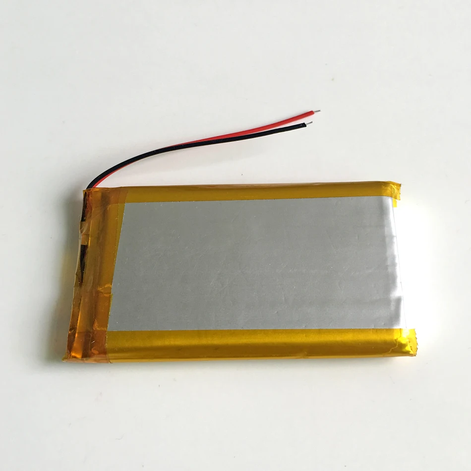 Batería recargable LiPo de polímero de litio de 3,7 V y 2600mAh 804070 para luces LED solares PAD DVD banco de energía tableta PC altavoz MID PDA - imagen 5
