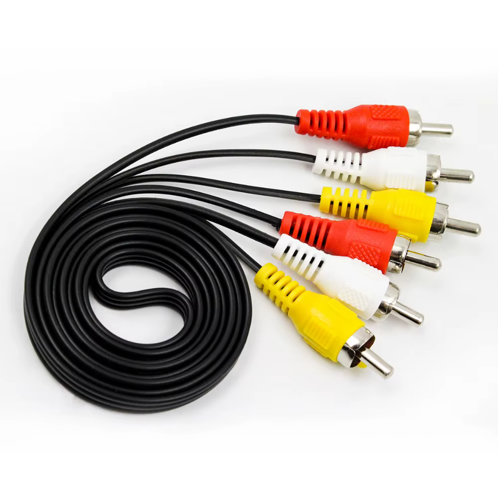 Cable RCA Audio Vídeo 3RCA con conectores macho Profesional - imagen 5