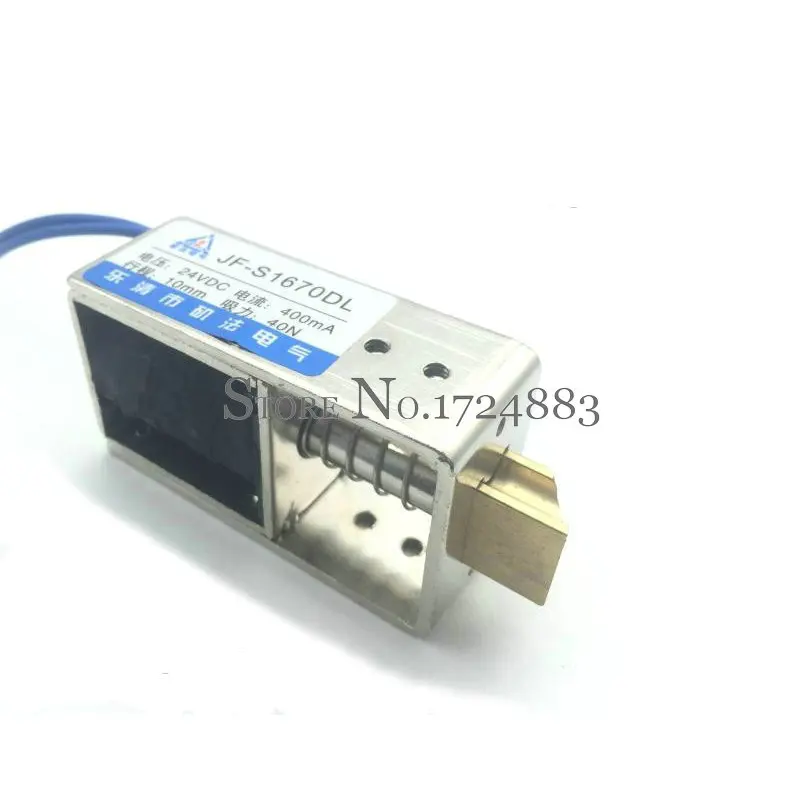 JF-S1670DL de bloqueo electromagnético para caja de seguridad, fuerza de reinicio automático, 1KG, DC12V DC24V - imagen 2