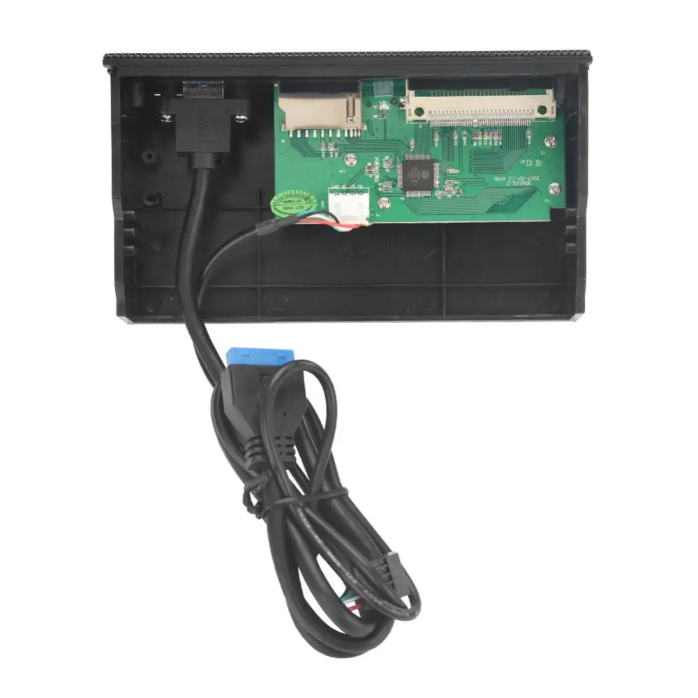 Lector de tarjetas inteligente STW 3061, Panel frontal multifunción interno de 5,25 pulgadas, puerto USB 3,0, CF, XD, MS, M2, TF, SD - imagen 3