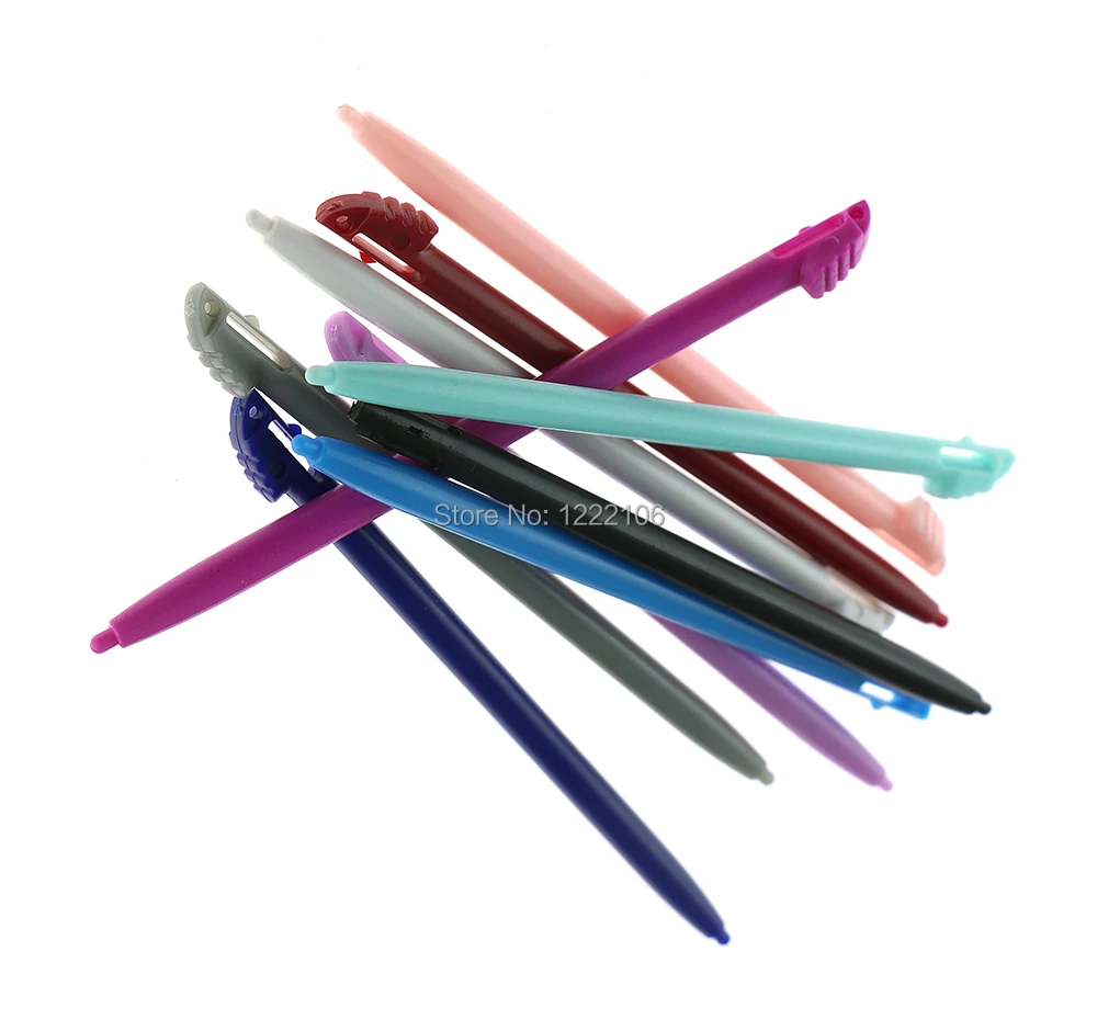 Bolígrafo de plástico para pantalla táctil 3DS XL, 120 unidades, alta calidad, al por mayor, 12 colores - imagen 2