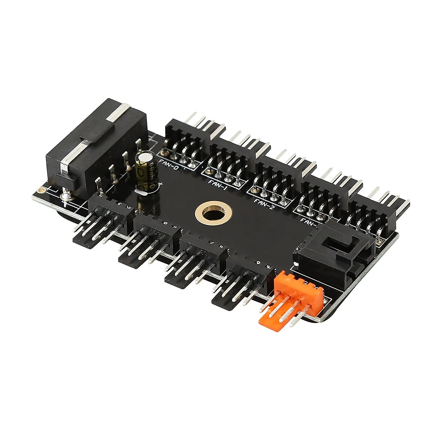 Ventilador CPU PWM 12V con Hub 10 Puertos SATA/Molex - imagen 2