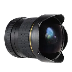 JINTU Objetivo Ojo de Pez 8 mm Gran Angular para Nikon