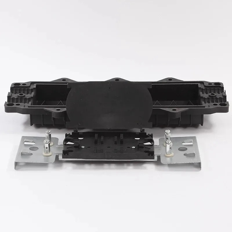 Caja de fibra óptica 12/24/48/72/96/144 núcleos 2 EN 2 salidas 45*17,5*10 cm ABS negro impermeable caja de distribución ftth ELINK - imagen 4